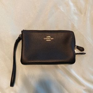 Coach Wallet - Authentic, Black Leather